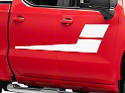 SEC10 Horizontal Side Stripes; White (99-22 Sierra 1500)