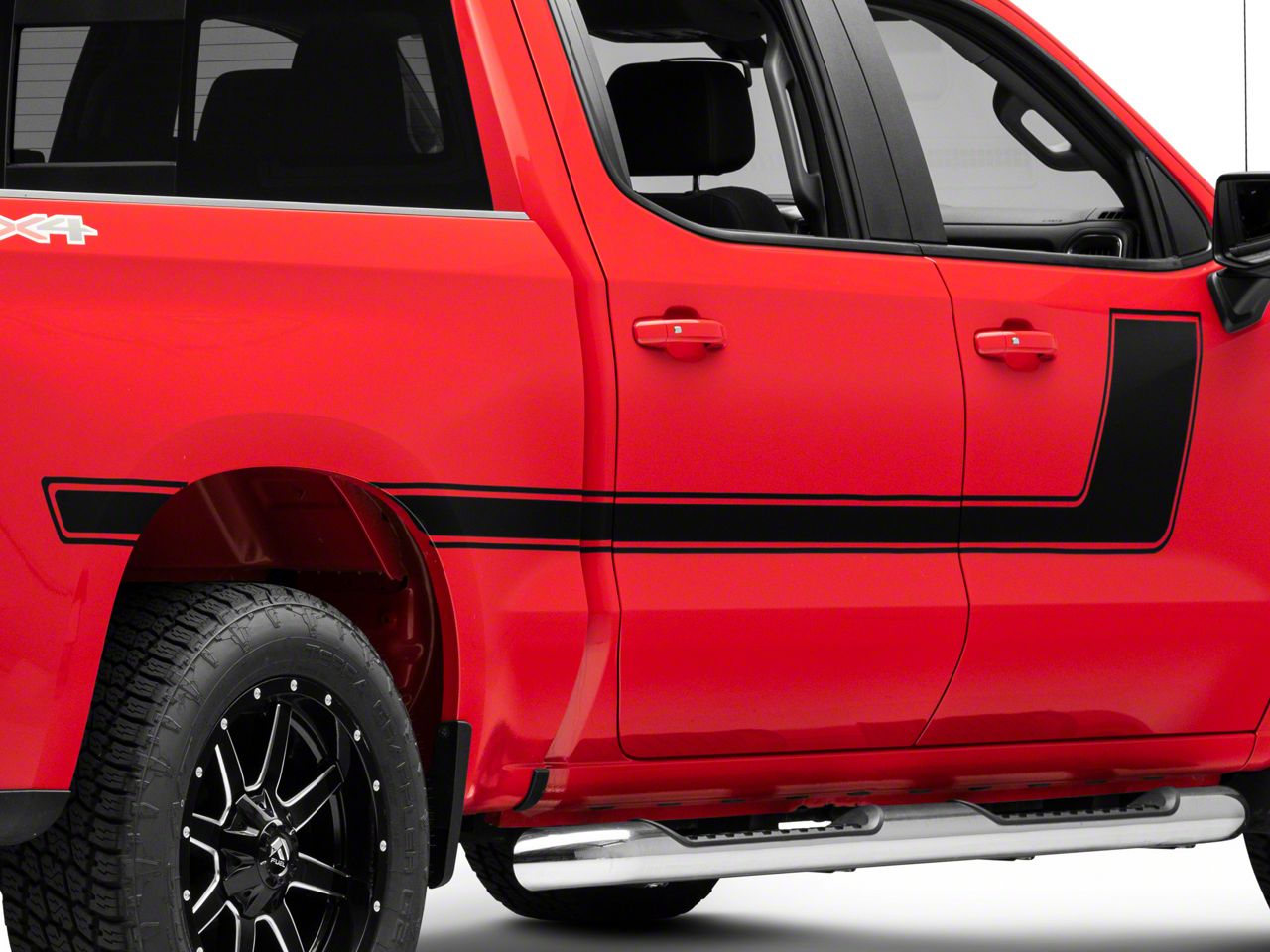 Racing side stripes in two colors, Carrera | autodesign.shop