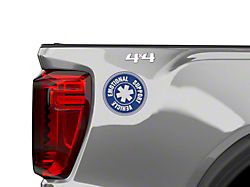 SEC10 Emotional Support Vehicle Decal; Blue (Universal; Some Adaptation May Be Required)