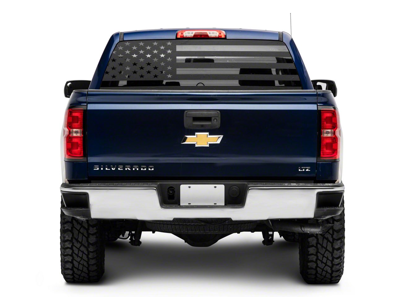 MADE IN AMERICA Rear Middle Window American Flag Decal For - Foto 6