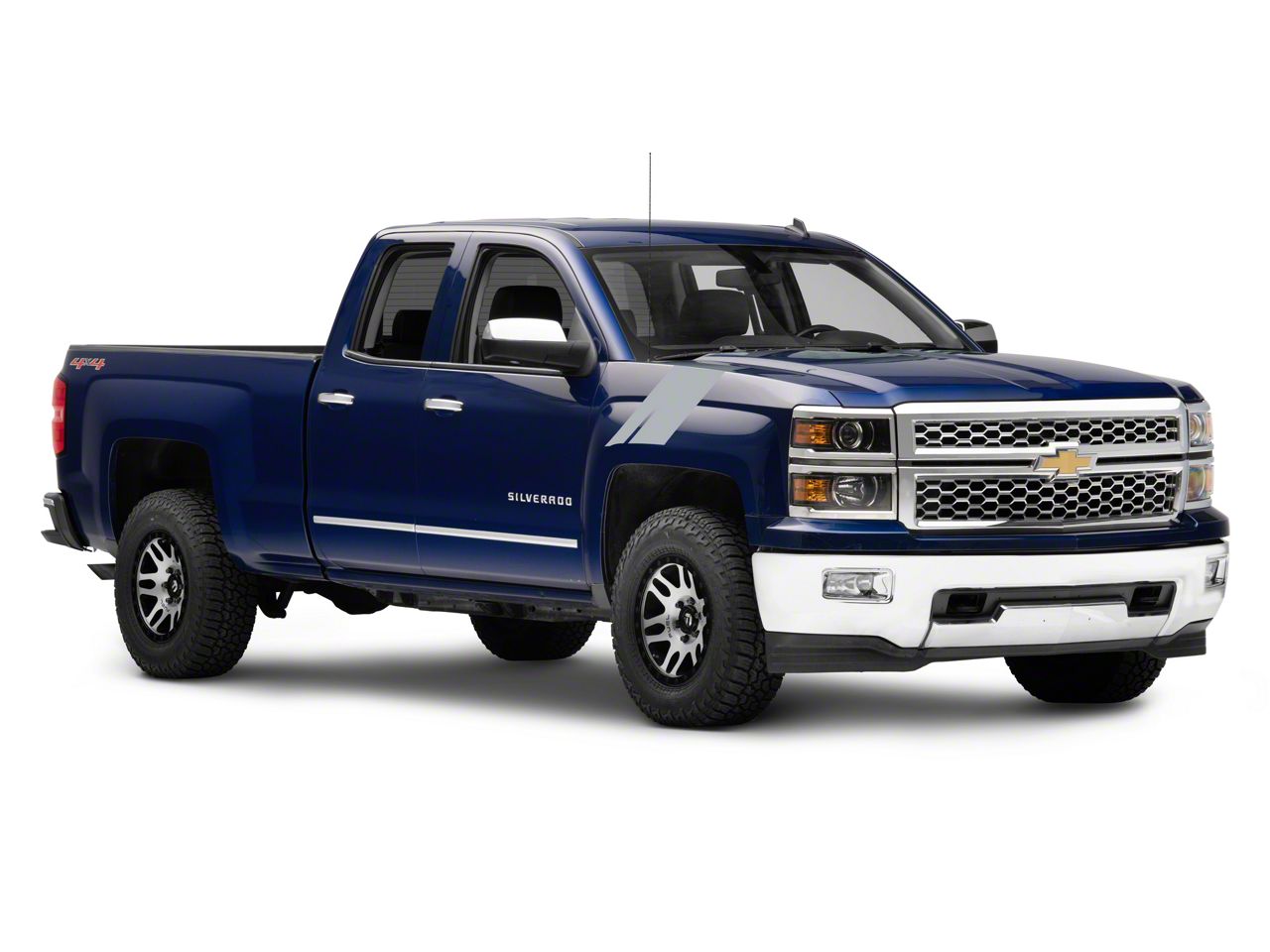 SEC10 Silverado 1500 Hash Marks; Silver S186481 (19-26 Silverado