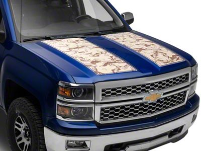 SEC10 Hood Decal; Desert Camo (14-18 Silverado 1500)