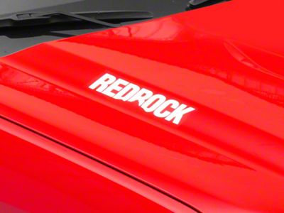 SEC10 RedRock Hood Decal; White (Universal; Some Adaptation May Be Required)