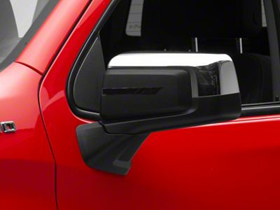 SEC10 Side Mirror Hash Stripes; Matte Black (Universal; Some Adaptation May Be Required)