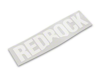 SEC10 RedRock Hood Decal; White (Universal; Some Adaptation May Be Required)