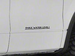 SEC10 Max Water Level Decal (Universal; Some Adaptation May Be Required)