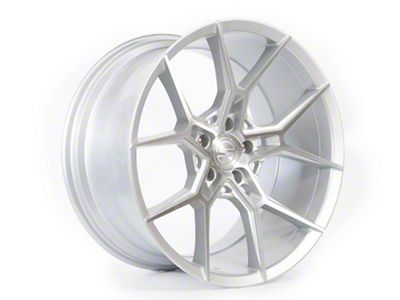 Select Precision Alloys Alpine Gloss Silver Brushed 6-Lug Wheel; 24x10; 30mm Offset (15-20 F-150)