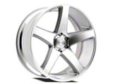 Select Precision Alloys Spectrum Gloss Silver Machined 6-Lug Wheel; 24x10; 30mm Offset (04-08 F-150)