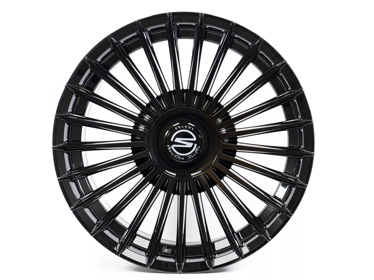 Select Precision Alloys Dakota Bristol Glossy Black 5-Lug Wheel