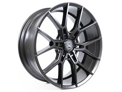 Select Precision Alloys Alpine Satin Black 6-Lug Wheel; 22x10; 30mm Offset (21-25 F-150)