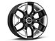 Carroll Shelby Wheels CS45 Black with Hyper Silver Inserts 6-Lug Wheel; 20x9; 12mm Offset (21-24 F-150)
