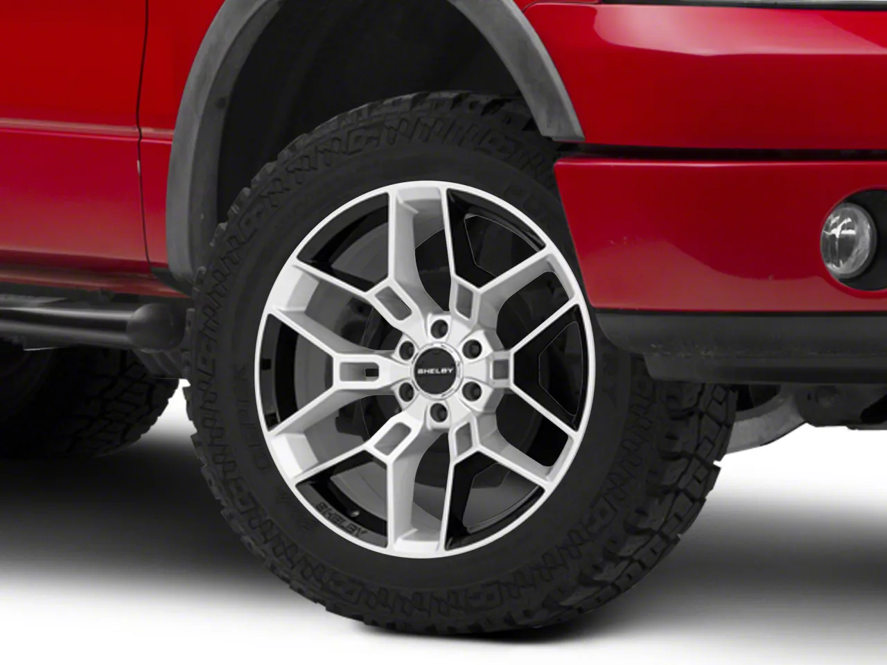 MOSA +F 150 ブラックシェル ブルピン Carroll Shelby Wheels F-150 CS45 Chrome Powder with Black