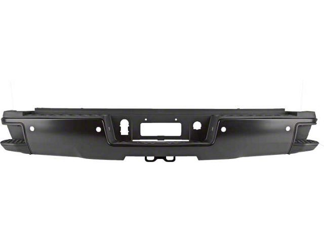 Replacement Rear Bumper Assembly (15-18 Sierra 3500 HD w/ Hitch Bar, w/ Park Aid, w/o Sensors; Excluding DRW)
