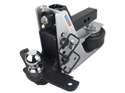 Shocker Hitch 10K Air 2-Inch Receiver Hitch and Drop Ball Mount with Sway Bar Tab Mount and 2-5/16-Inch Ball; 10,000 lb. (Universal; Some Adaptation May Be Required)