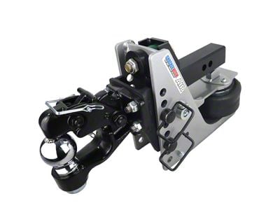 Shocker Hitch 10K Air 2-Inch Receiver Hitch and Pintle with 2-5/16-Inch Ball; 10,000 lb. (Universal; Some Adaptation May Be Required)