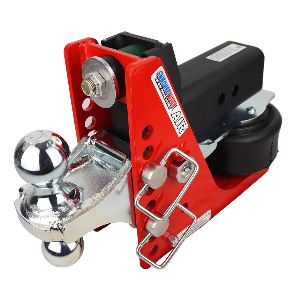 Shocker Hitch F250 Super Duty 12K Air 3Inch Receiver Hitch and Silver