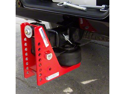 Shocker Hitch 12K Air Hitch Base Frame Assembly with 2 D-Handle Pins for 3-Inch Receiver Hitch (Universal; Some Adaptation May Be Required)