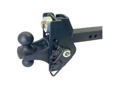 Shocker Hitch Adjustable Combo Multi Ball Mount Attachment with 2 and 2-5/16-Inch Balls (Universal; Some Adaptation May Be Required)