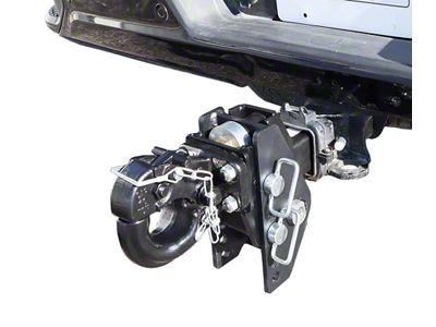 Shocker Hitch Impact Max 20K Cushion Ball Mount Base Frame with Pins for 2-Inch Receiver Hitch (Universal; Some Adaptation May Be Required)