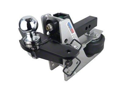 Shocker Hitch 10K Air 2-Inch Receiver Hitch and Raised Ball Mount with Sway Bar Tab Mount and 2-5/16-Inch Ball; 10,000 lb. (Universal; Some Adaptation May Be Required)
