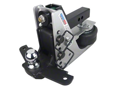 Shocker Hitch 10K Air 2-Inch Receiver Hitch and Drop Ball Mount with Sway Bar Tab Mount and 2-Inch Ball; 10,000 lb. (Universal; Some Adaptation May Be Required)