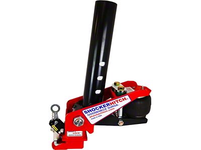 Shocker Hitch 30K Gooseneck Air Hitch and Coupler for 2-5/16-Inch Ball; 4-Inch Round Angled Pin (Universal; Some Adaptation May Be Required)