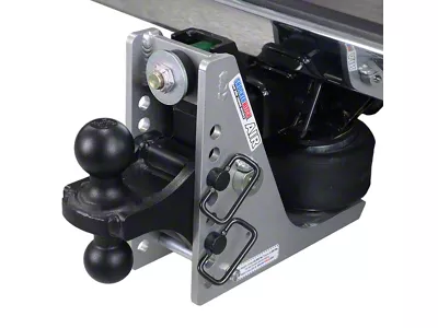Shocker Hitch Streamline 10K Air Hitch and Black Combo Ball Mount for 2-Inch Receiver Hitch; 0.50 to 4.50-Inch Drop (Universal; Some Adaptation May Be Required)