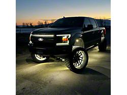 Sick Diesel Top Bar Accent LED Grille Light; Black Frame (18-20 F-150 King Ranch, Lariat, Platinum, XL, XLT)