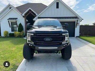 Sick Diesel Non High Flow LED Grille Lights; Black Frame (21-22 F-250 Super Duty King Ranch, Platinum, XLT)