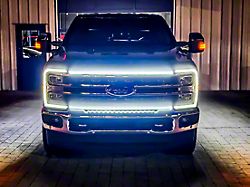 Sick Diesel Ghost LED Grille Lights with Smoked Lens (23-25 F-350 Super Duty)