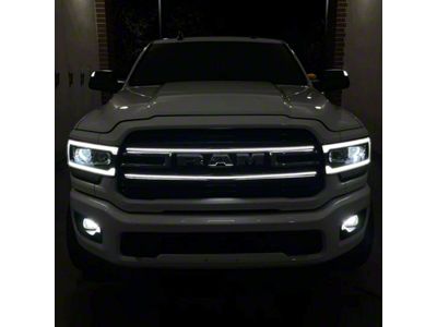 Sick Diesel LED Grille Light Power Bar with Smoked Lens and Plug and Play Harness (21-24 RAM 1500 TRX)