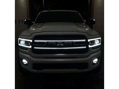 Sick Diesel LED Grille Light Power Bar with Smoked Lens and Plug and Play Harness (19-24 RAM 1500 TRX)
