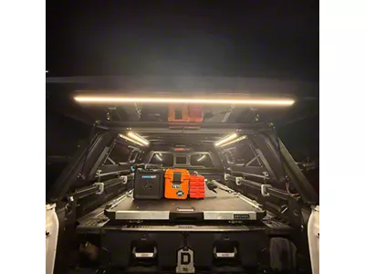 Sick Diesel Truck Bed LED Light Strips; Black Frame with Smoked Lens (Universal; Some Adaptation May Be Required)