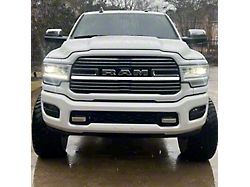 Sick Diesel LED Grille Lights with Plug and Play Harness; Black Frame (19-24 RAM 3500 Laramie)
