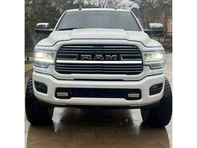 Sick Diesel Single LED Grille Light Power Bar with Plug and Play Harness; Black Frame (19-24 RAM 3500 Limited)