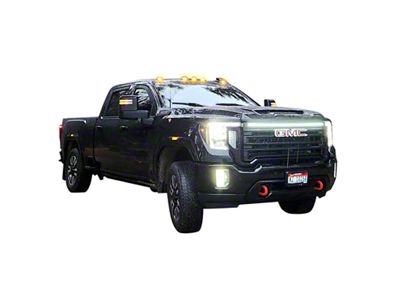 Sick Diesel LED Grille Light Power Bar; Smoked; Black Frame (20-23 Sierra 2500 HD AT4)