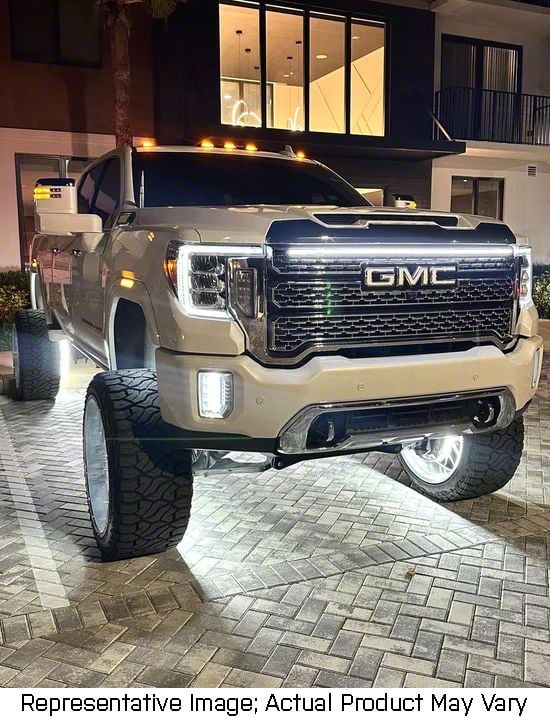 Sick Diesel Sierra 3500 LED Grille Light Power Bar with Plug and