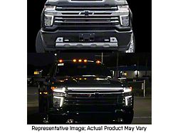 Sick Diesel LED Grille Light Power Bar with Plug and Play Harness; Black Frame (20-24 Silverado 3500 HD High Country, LTZ)