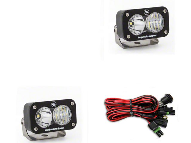 Baja Designs S2 Sport LED Lights; Driving/Combo Beam (Universal; Some Adaptation May Be Required)