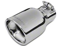 MBRP Exhaust Tip 6 Inch O.D. Angled Rolled End 5 Inch Inlet 18 Inch Length T304 Stainless Steel