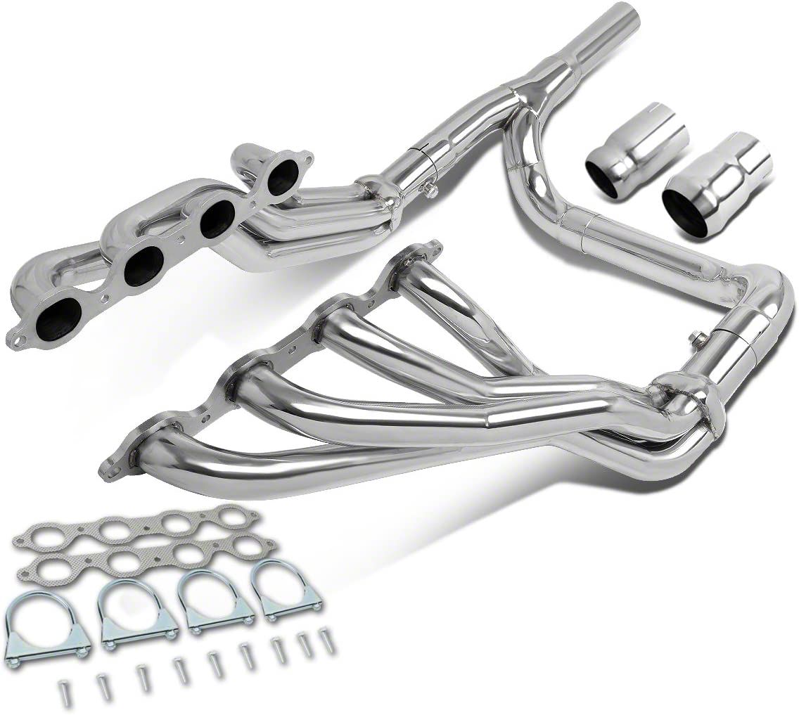 Sierra 1500 17/8Inch Long Tube Headers with YPipe (1418 V8 Sierra