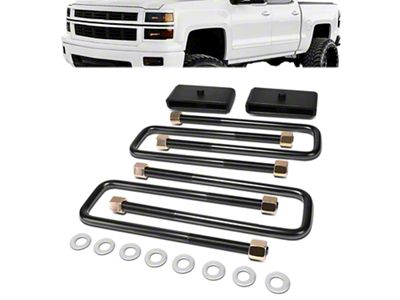 1-Inch Rear Lift Block Kit (99-24 Sierra 1500)