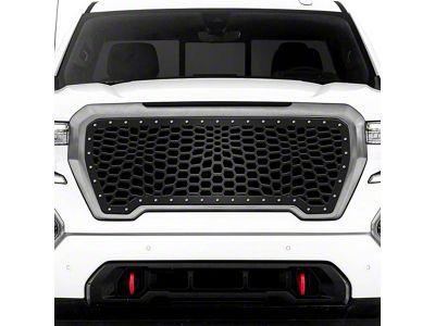 1-Piece Steel Upper Grille Insert; Marine Camo (19-21 Sierra 1500; 2022 Sierra 1500 Limited)