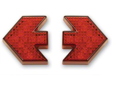 10-Diode LED Arrow-Shaped Lights; Red (Universal; Some Adaptation May Be Required)