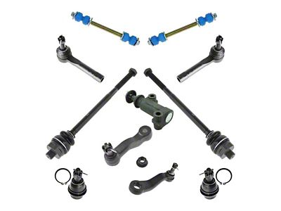 11-Piece Steering and Suspension Kit for 4-Groove Pitman Arms (99-06 4WD Sierra 1500)