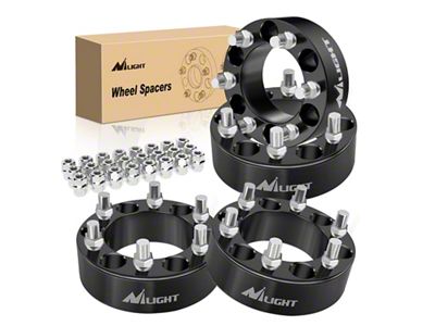 1.50-Inch Billet Aluminum Hubcentric 5-Lug Wheel Spacers; Set of 4 (99-25 Sierra 1500)