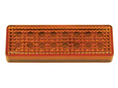 16-Diode Double Row LED Light; Amber (Universal; Some Adaptation May Be Required)