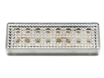16-Diode Double Row LED Light; Clear Lens; White (Universal; Some Adaptation May Be Required)