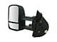 180 Degree Swing Powered Heated Manual Folding Towing Mirror; Driver Side (07-13 Sierra 1500)