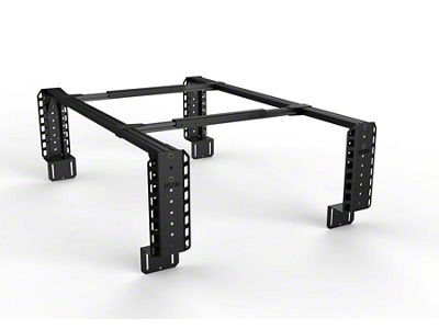 18.50-Inch V2 Truck Bed Rack; Black Bars (07-23 Sierra 1500)